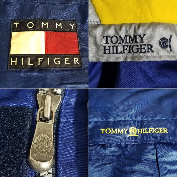 VTG Tommy Hilfiger Jacket Big Flag Deck Embroidered Racing XXL Sailing Grail - Picture 14 of 16